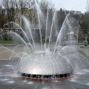 la fontaine du World Fair de 62