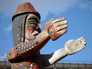 Art amèrindien dans Vanier Park