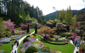 The Butchart Gardens ...